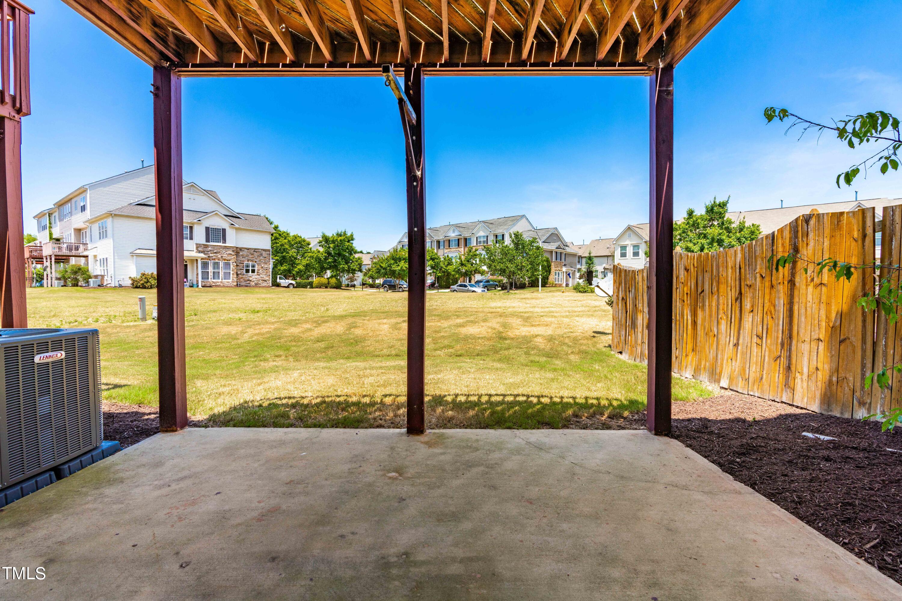 4419 Iyar Way Wake Forest, NC 27587 - Photo 23 of 26 a view of a garden with an outdoor space