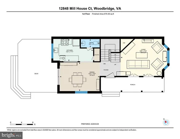 $545,000 | 12848 Mill House Court, Woodbridge, VA 22192