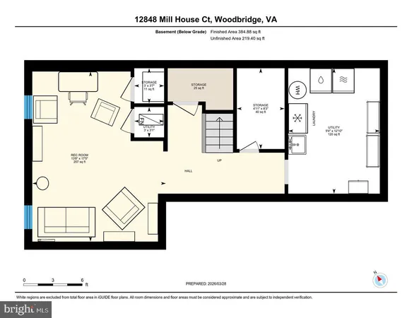 $545,000 | 12848 Mill House Court, Woodbridge, VA 22192