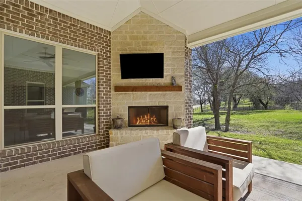 a outdoor space with patio