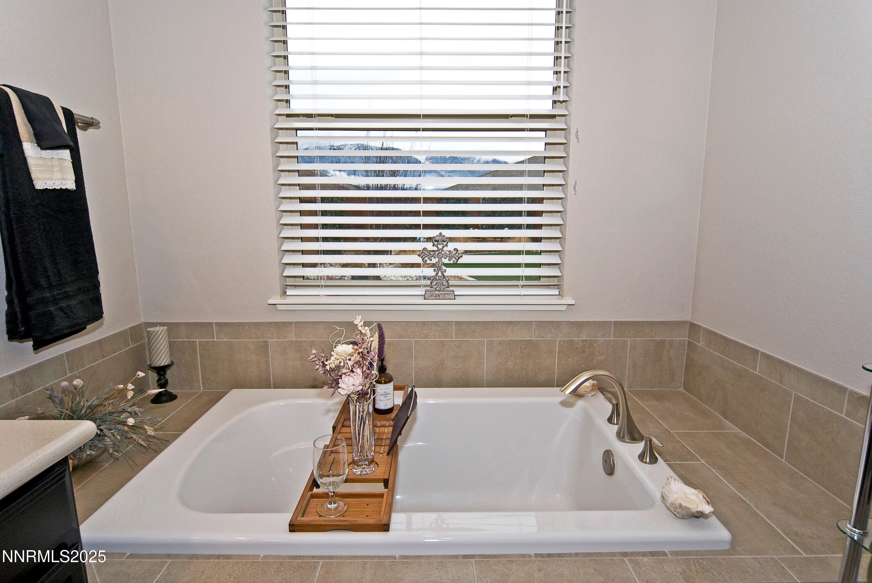 768 East Cottage Loop Gardnerville, NV 89460 - Photo 14 of 23 a bathroom with a tub sink and a window