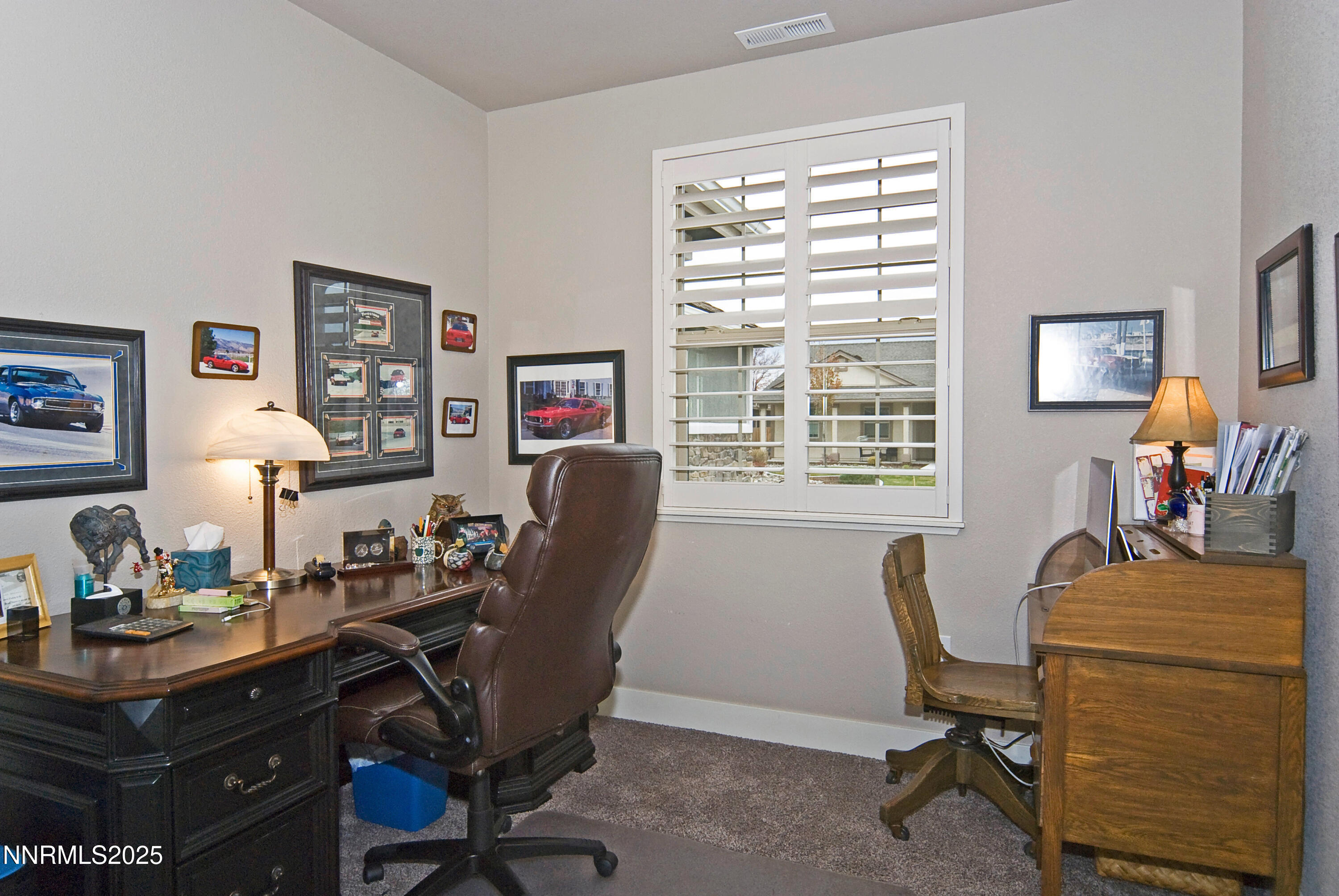 768 East Cottage Loop Gardnerville, NV 89460 - Photo 17 of 23 a view of a workspace with furniture and a window