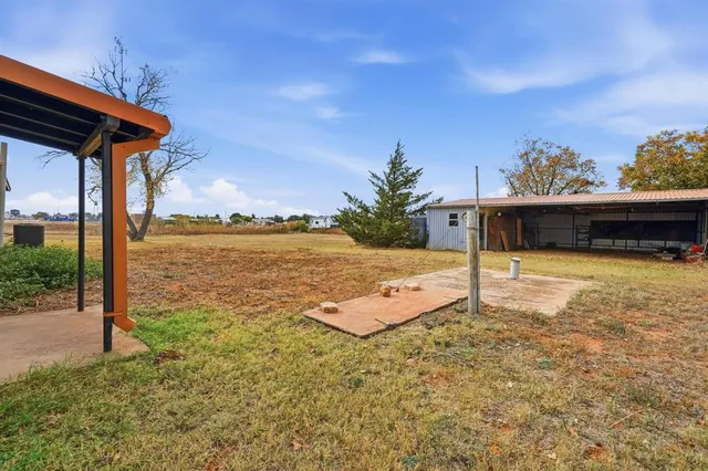 a view of a room with storage
