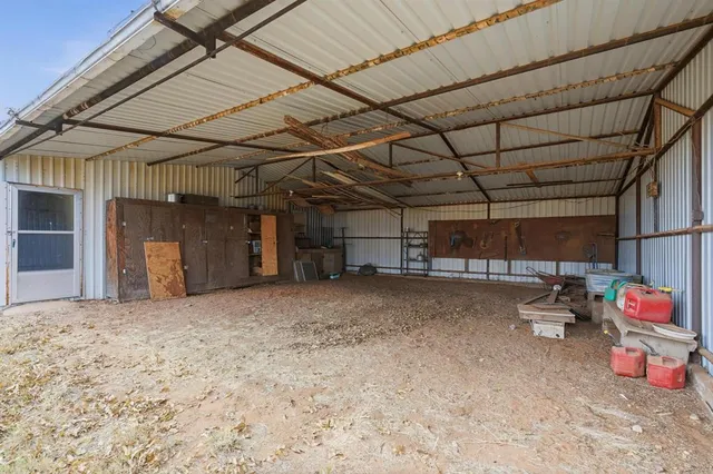 a big room with yard