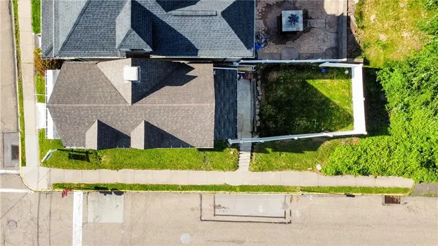a view of house along with yard
