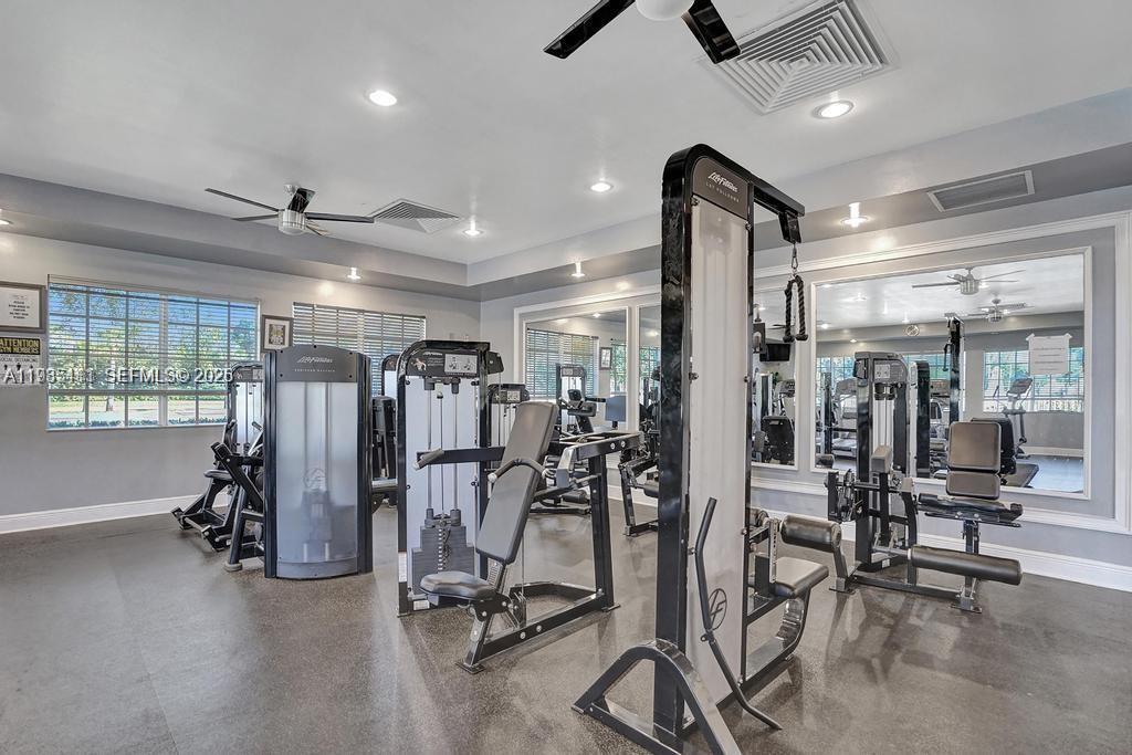 4521 Southwest 124th Terrace Miramar, FL 33027 - Photo 45 of 47 a view of a room with gym equipment