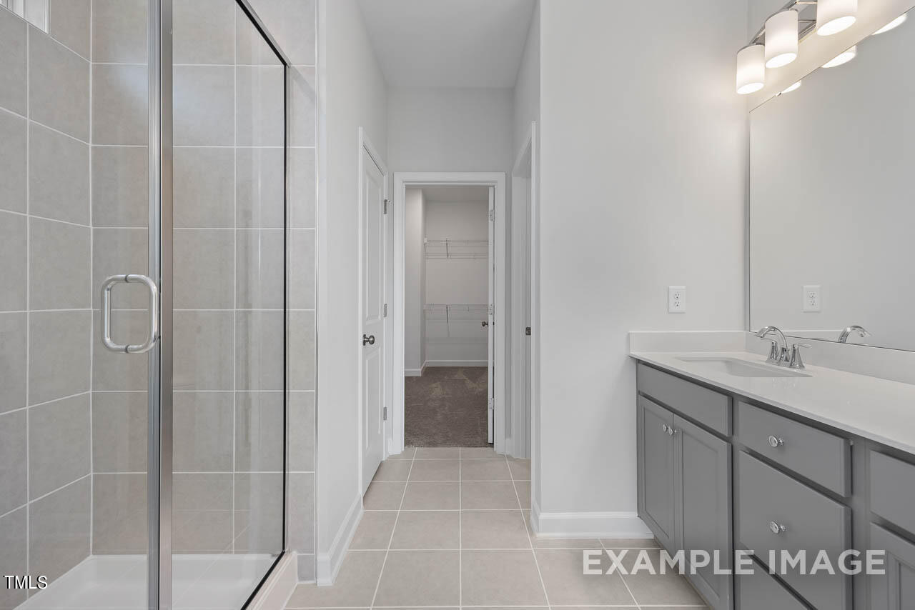 202 Golden Leaf Farms Road Angier, NC 27501 - Photo 16 of 38 a bathroom with a shower and a sink