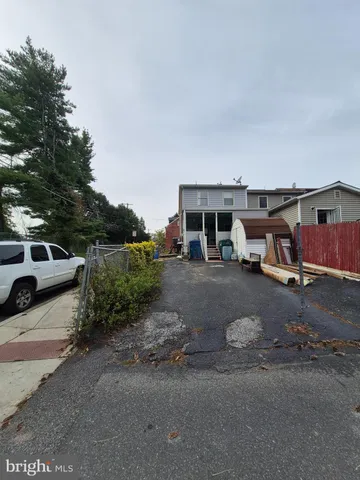 a view of a backyard with a garden