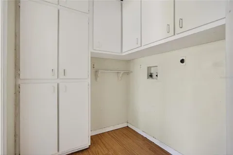 a view of closet area