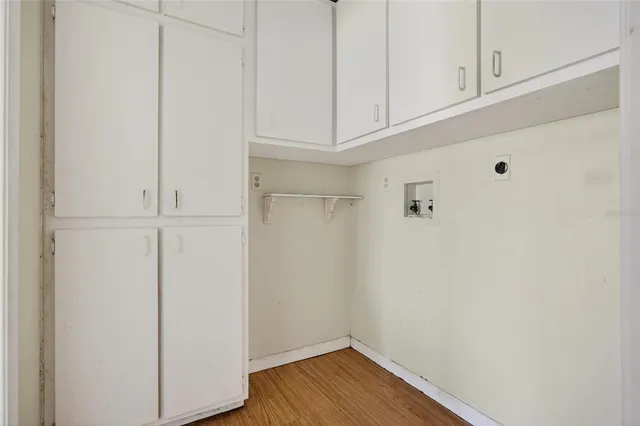 a view of closet area