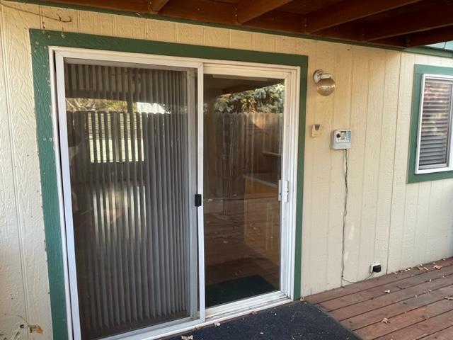 166 Oak Tree Circle Murphys, CA 95247 - Photo 15 of 21 a view of a wooden door