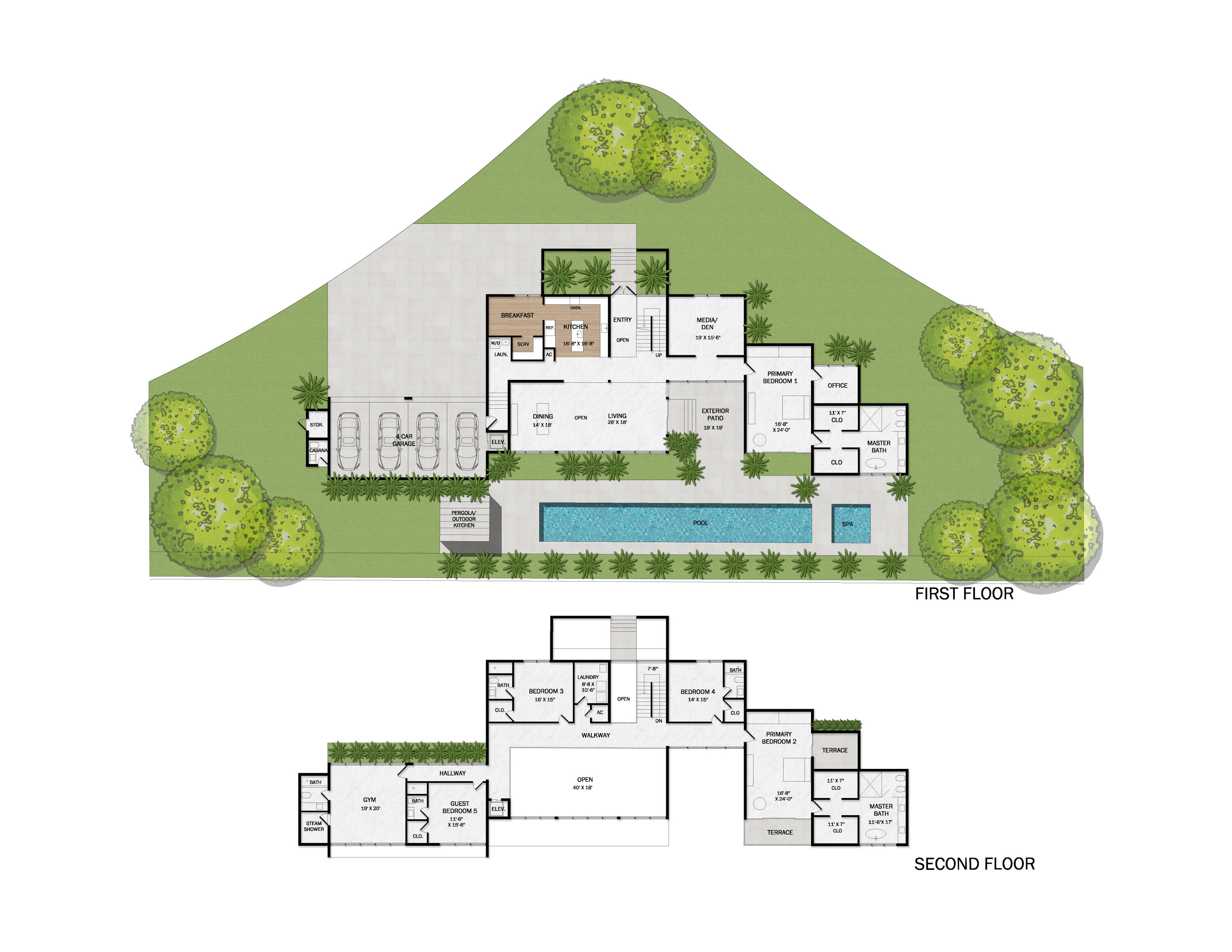 800 Fern Drive Boca Raton, FL 33432 - Photo 9 of 9 SITE PLAN