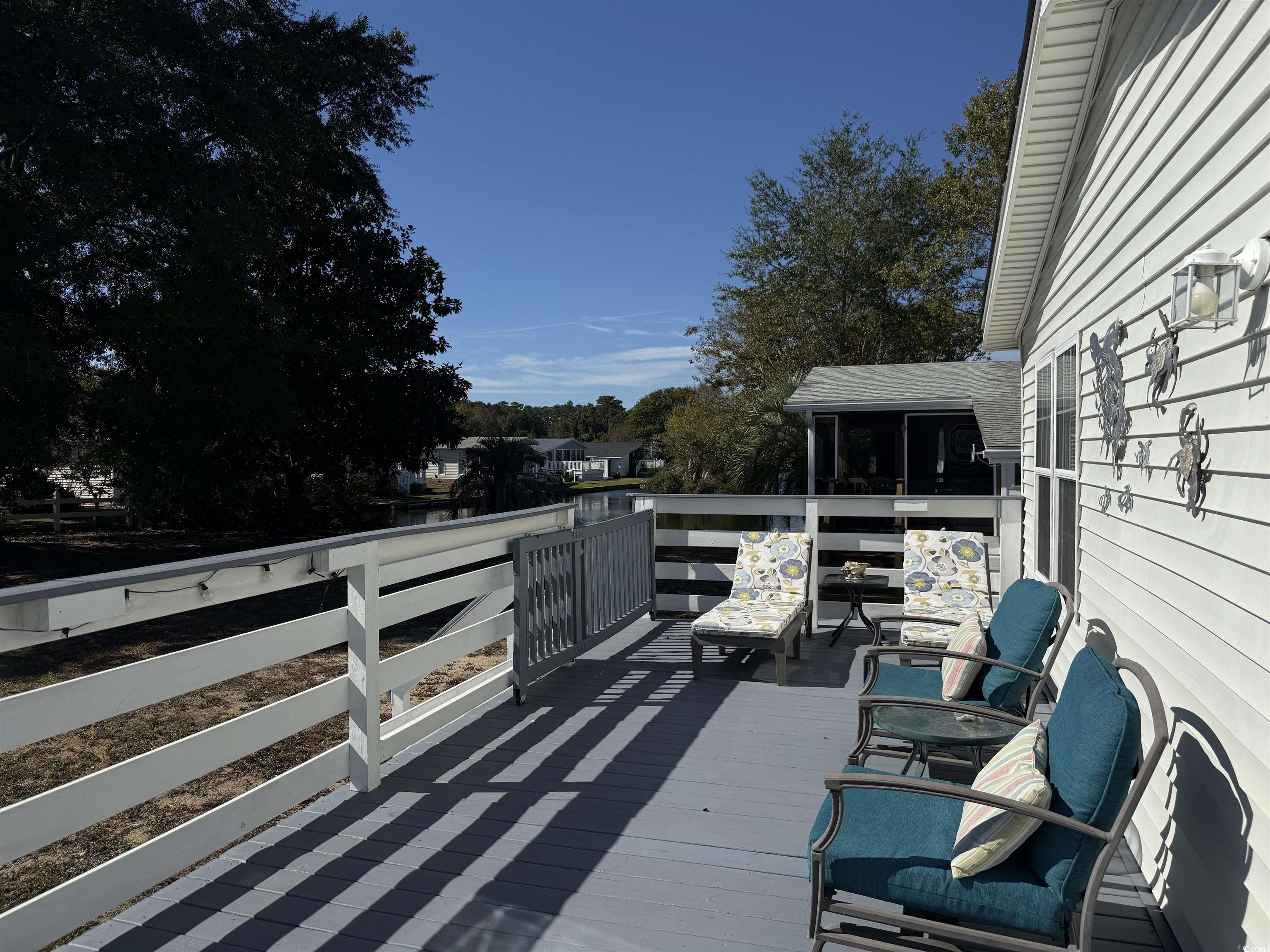 427 Meadowlark Surfside Beach, SC 29575 - Photo 21 of 33 View of deck