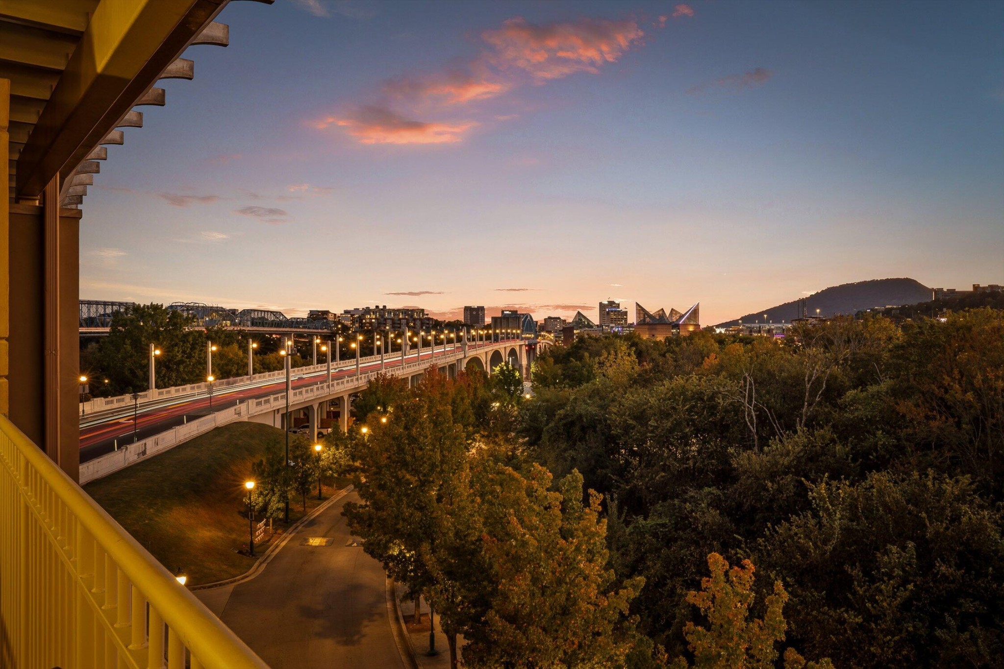 4 Cherokee Blvd., Unit 409 Chattanooga, TN 37405 - Photo 28 of 36 a view of city from balcony