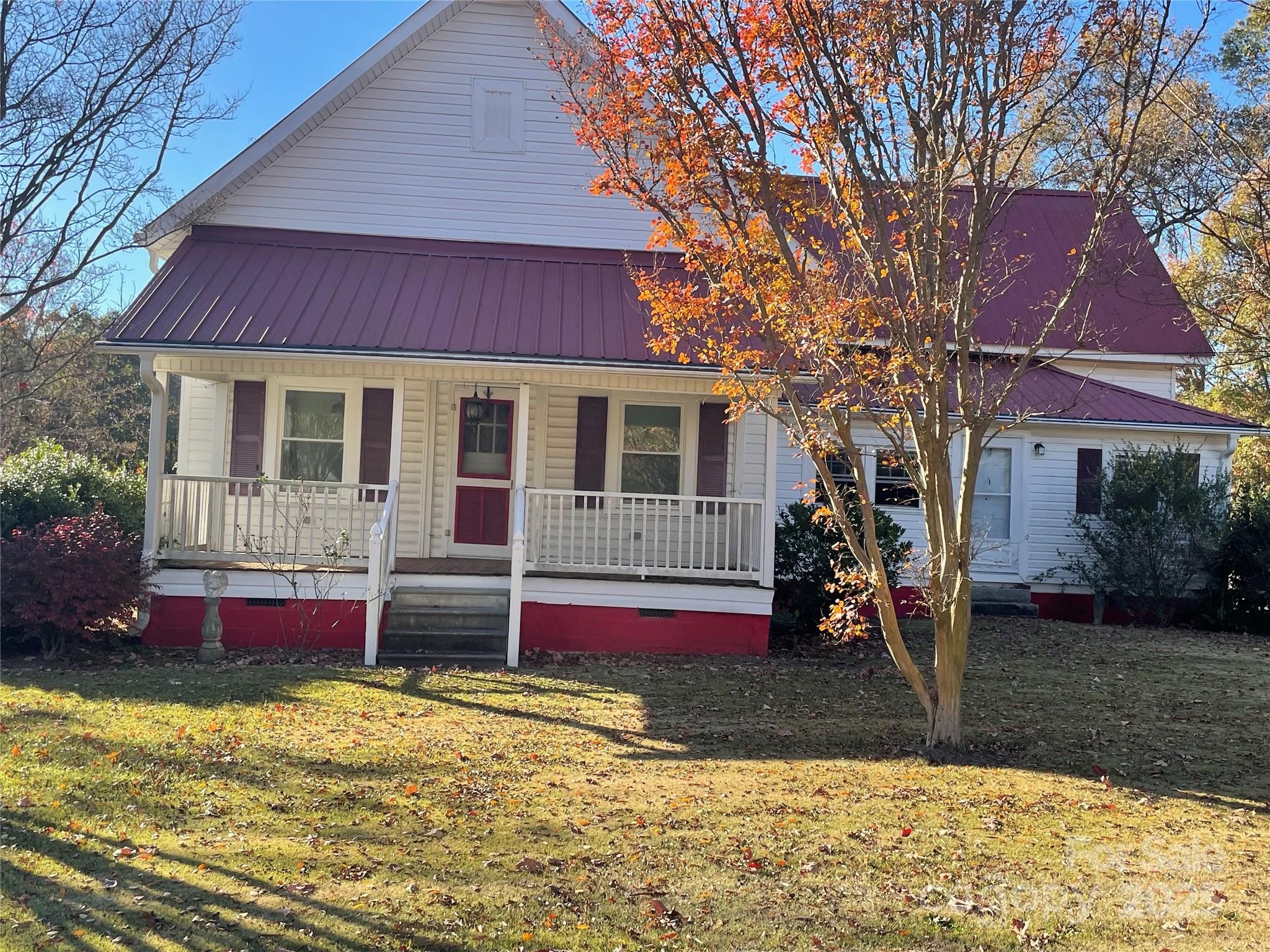 2865 Lentz Road China Grove, NC 28023 - Photo 13 of 16 a view of backyard of house