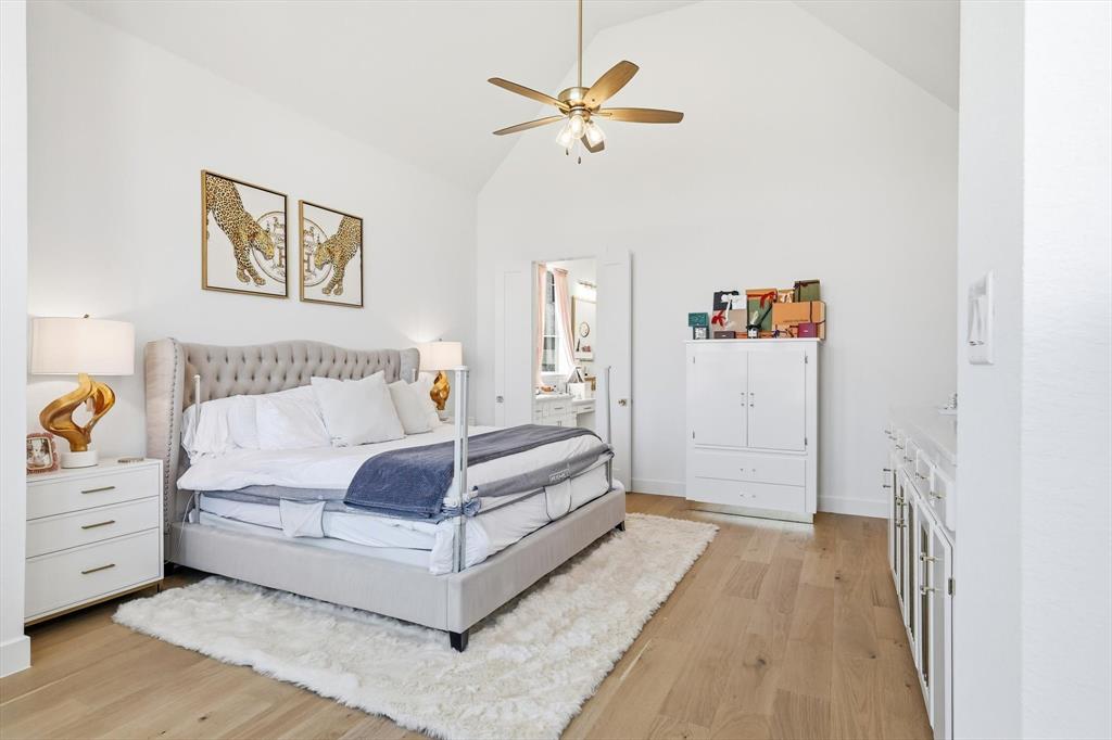 16194 Inca Dove Court Frisco, TX 75035 - Photo 16 of 40 Primary Bedroom with cathedral ceiling.
