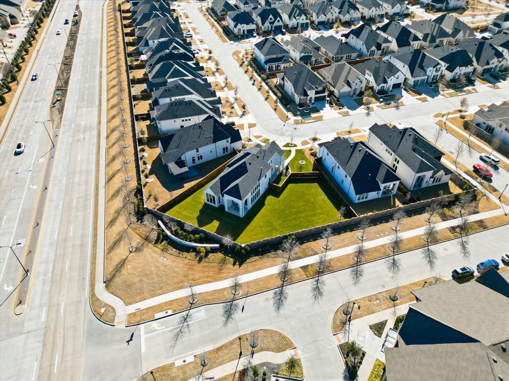 16194 Inca Dove Court Frisco, TX 75035 - Photo 39 of 40 Aerial perspective captures the unique size of the yard.