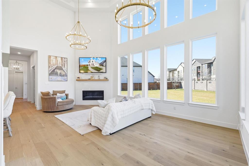 16194 Inca Dove Court Frisco, TX 75035 - Photo 9 of 40 Family Room with exceptional views to oversized yard.