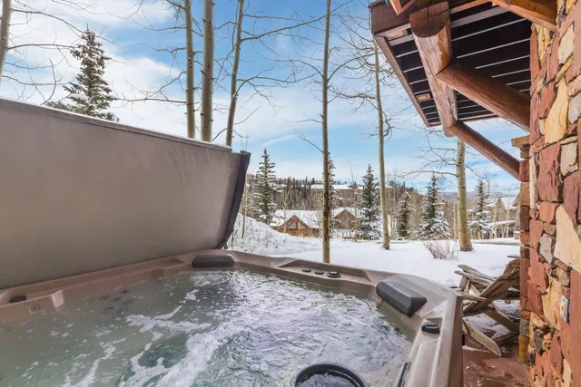 a view of outdoor space with seating area