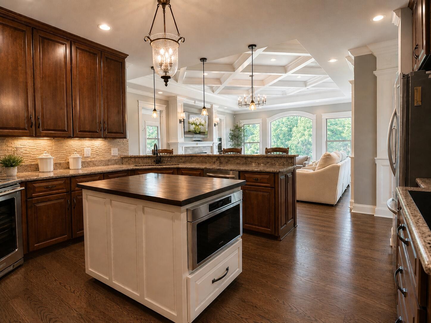 3870 Head Road Adams, TN 37010 - Photo 3 of 33 a kitchen with a sink stove and wooden floor