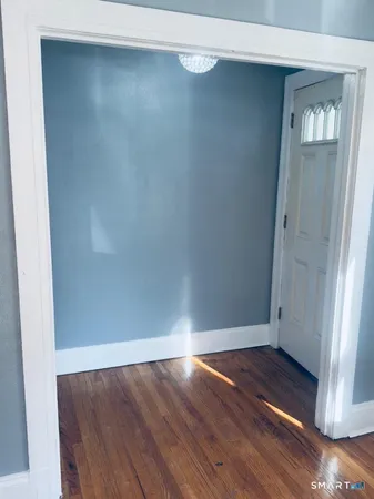 a view of wooden floor