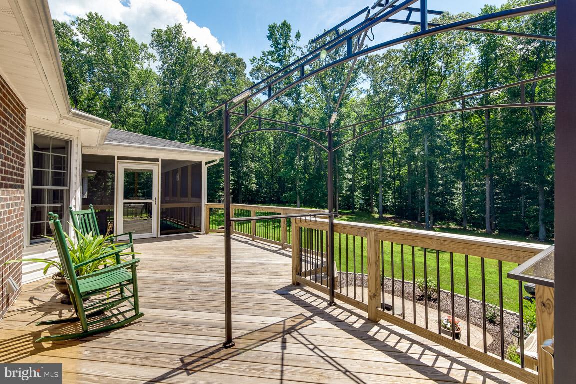 15 Beaver Ridge Road Stafford, VA 22556 - Photo 29 of 30 Open and Screened In Deck overlooking Huge yard