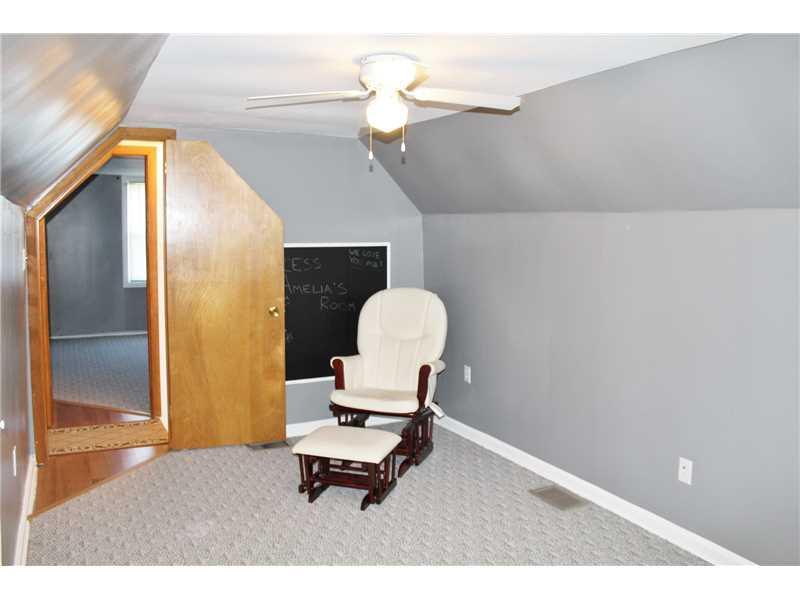 111 Long Road Georgetown, PA 15043 - Photo 16 of 25 Bedroom. 2nd Upper Bedroom with plenty of storage also and great lighting. Painted chalkboard for personal notes and words of encouragement!!!