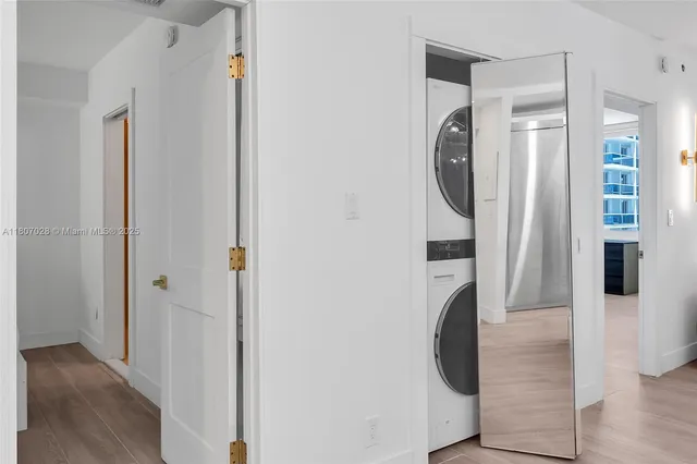 a close view of walk in closet