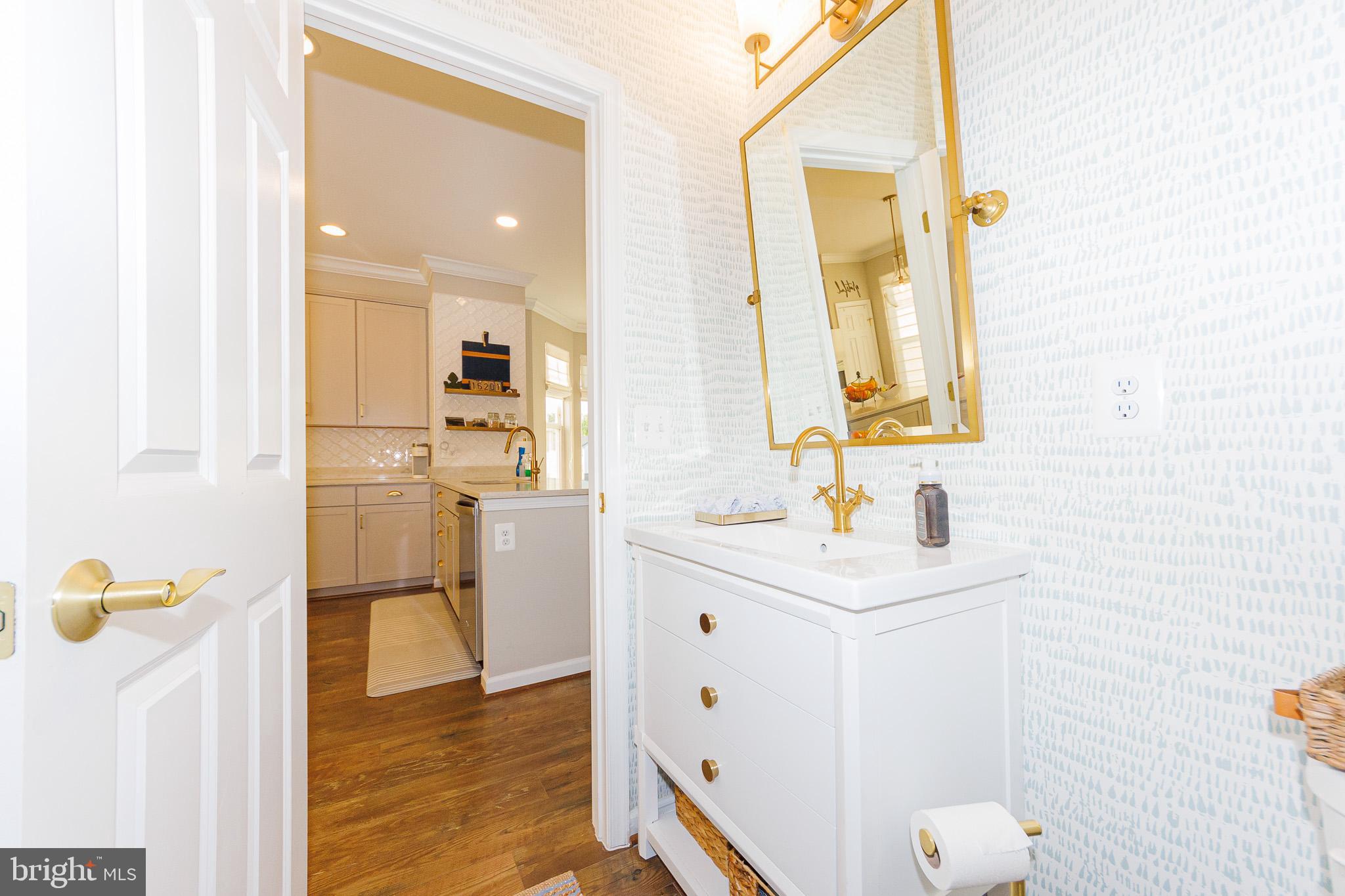 16201 Coolidge Avenue Silver Spring, MD 20906 - Photo 13 of 40 Powder room off Kitchen/Living Room