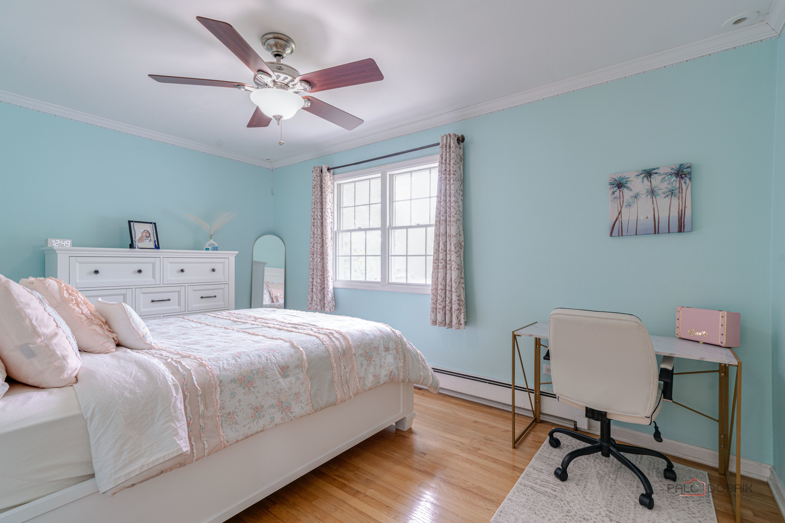 357 Roberts Road Inverness, IL 60010 - Photo 26 of 50 a bedroom with a bed and a desk