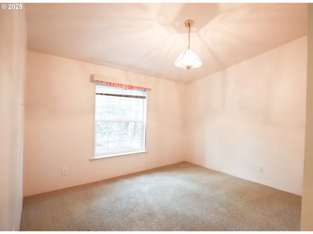 a view of a window in a room