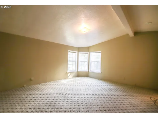 a bathroom with a window