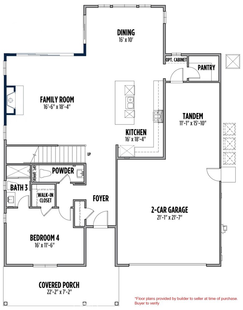 28619 Sunny Ridge Terrace Castaic, CA 91384 - Photo 59 of 60 Floor plans provided by builder to seller at time of purchase. Buyer to verify.