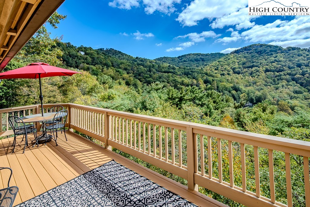 233 Balsam Road Boone, NC 28607 - Photo 17 of 50 a view of a balcony with wooden floor