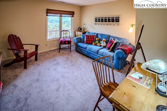 a outdoor space with furniture