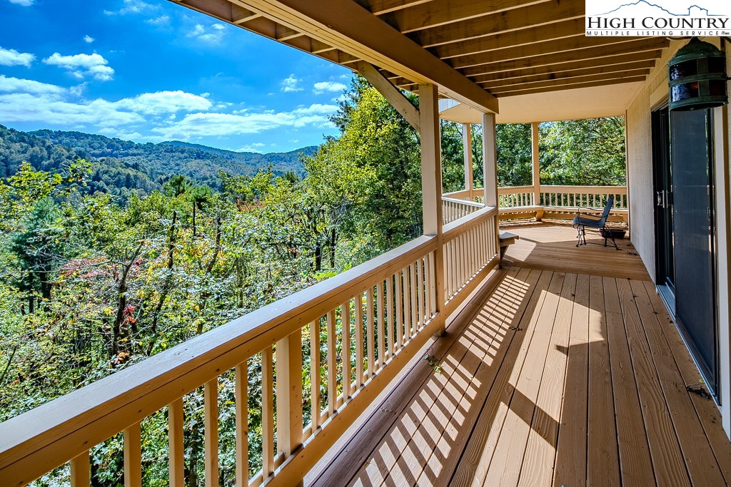 233 Balsam Road Boone, NC 28607 - Photo 45 of 50 a view of balcony with wooden floor
