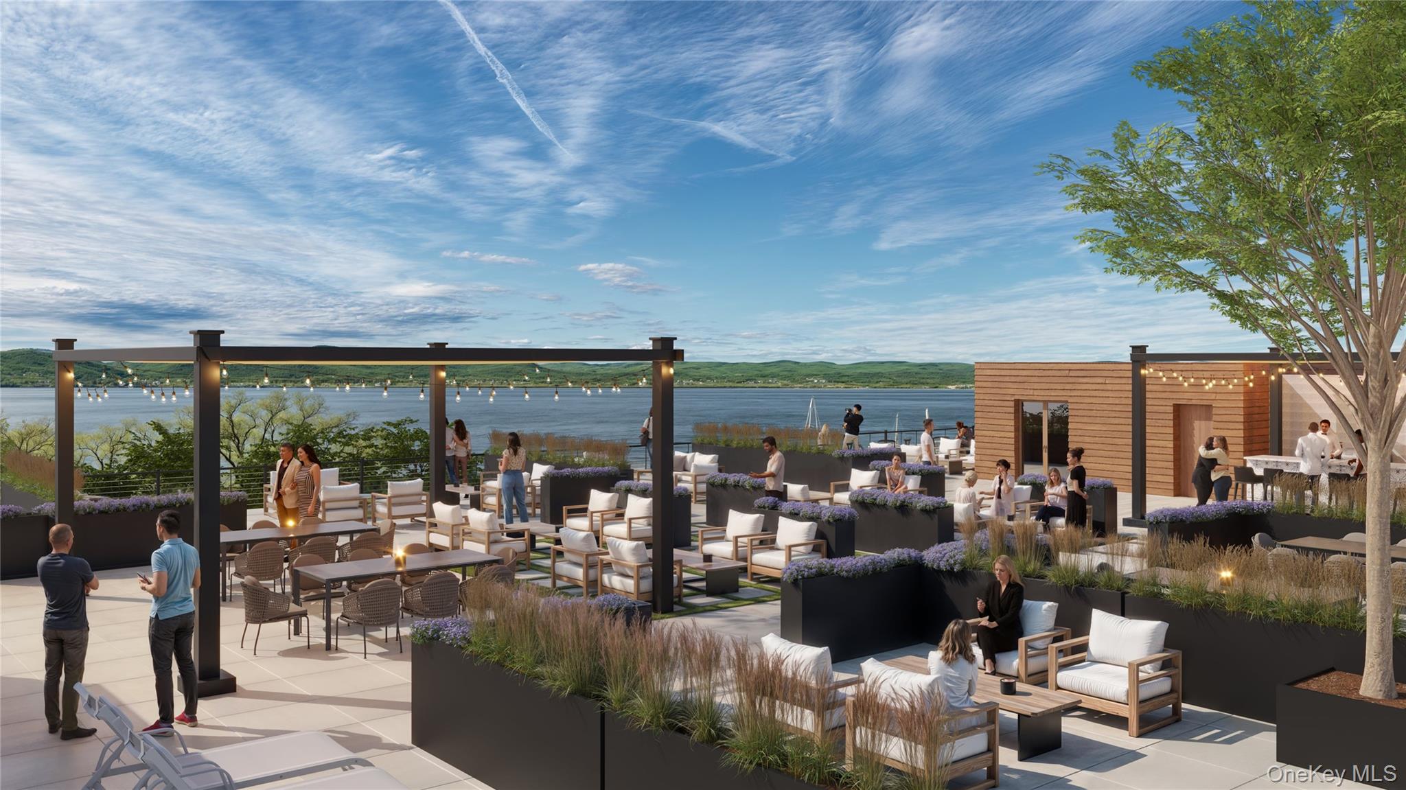 25 South Riverside Avenue, Unit 108 Croton-on-Hudson, NY 10520 - Photo 26 of 27 Enjoy breathtaking Croton-on-Hudson waterfront views from your private rooftop—perfect for sunset evenings or entertaining in style