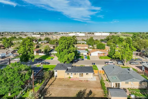 an aerial view of a