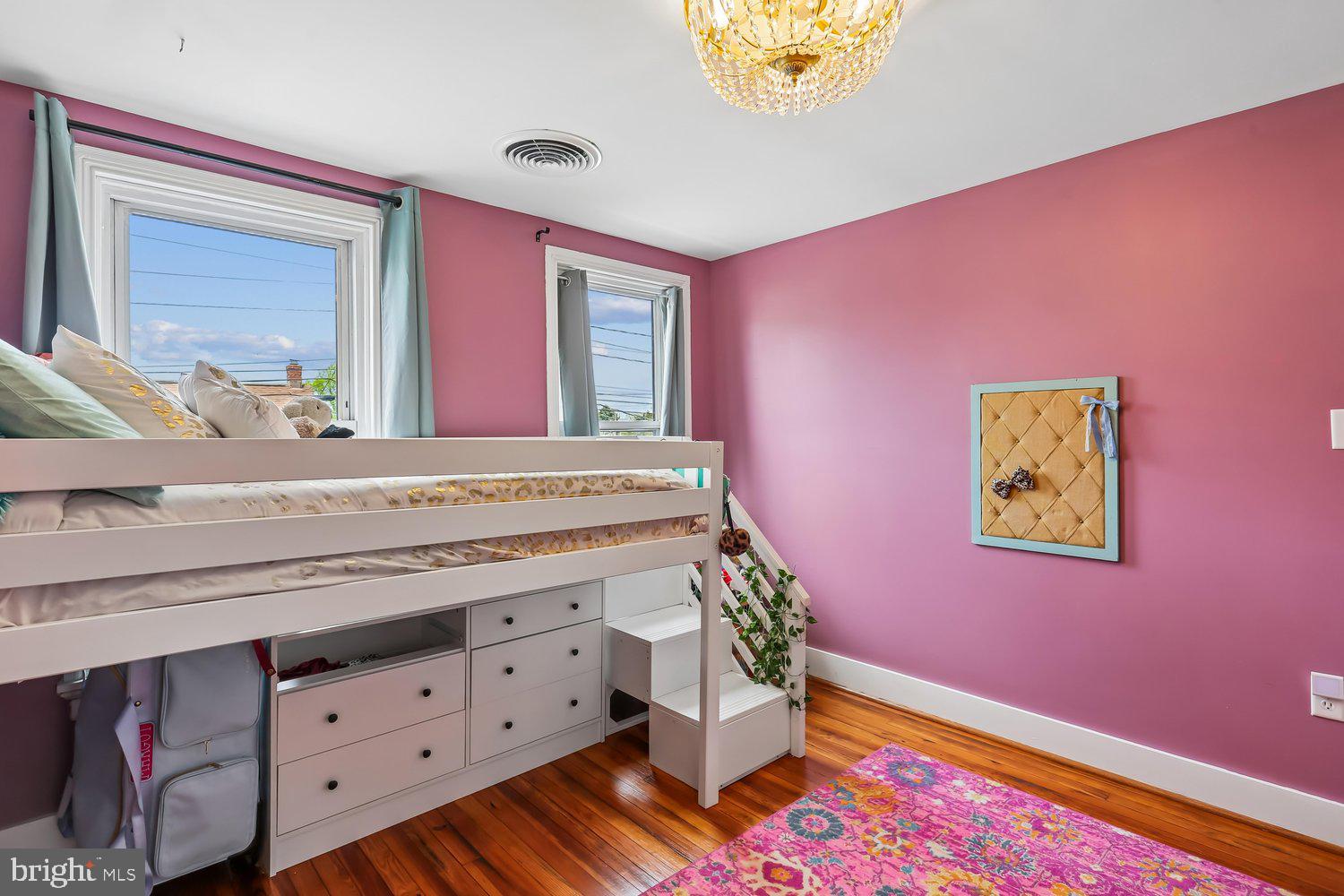 30 Hamilton Avenue Frederick, MD 21701 - Photo 22 of 38 Charming room with vibrant pink walls.
