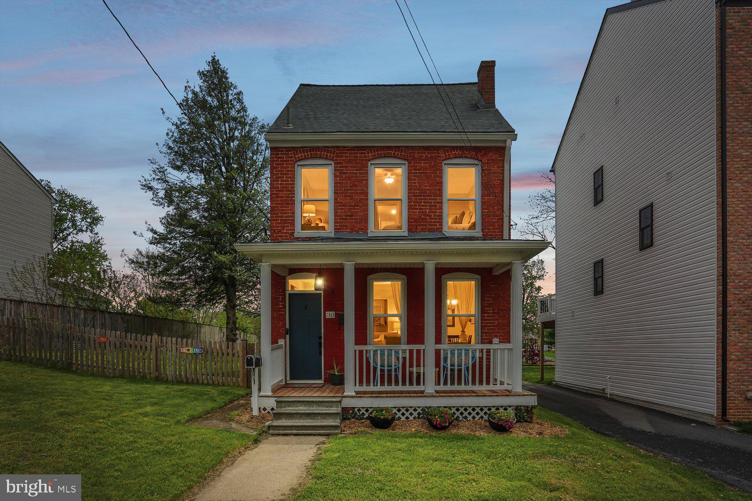 30 Hamilton Avenue Frederick, MD 21701 - Photo 38 of 38 Charming brick home with inviting porch.