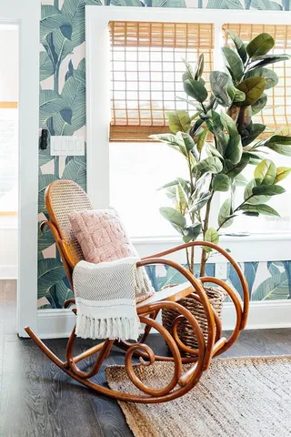 a view of front door and bedroom