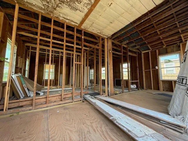 a house view with a backyard space