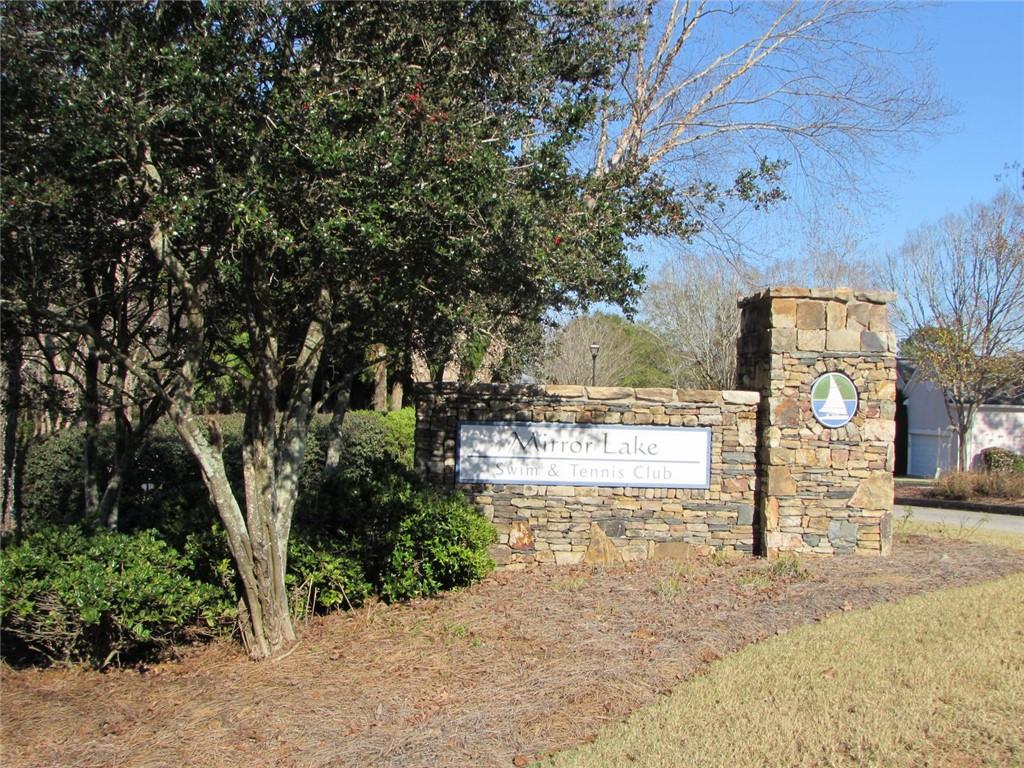 2054 Dartmoth Way Villa Rica, GA 30180 - Photo 39 of 45 a view of a yard with plants and trees