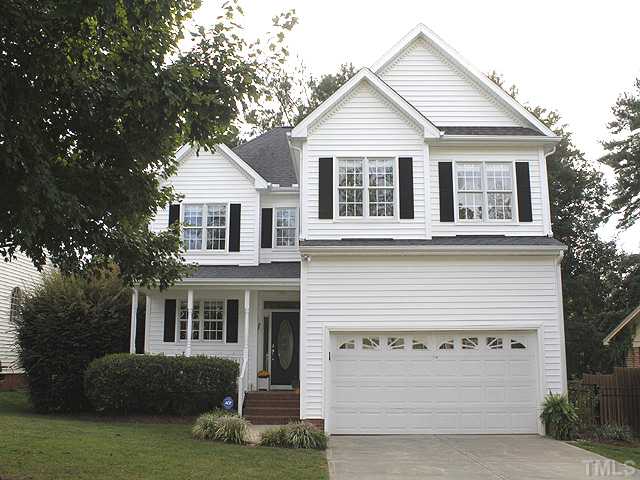 Charming home in great neighborhood. Large two-car garage, rocking-chair front porch, and flat driveway.  Home was power washed just prior to listing.