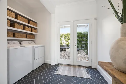 a room with gym equipment