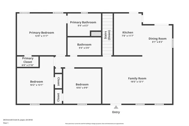 $299,900 | 202 Emerald Creek Drive, Jasper, GA 30143
