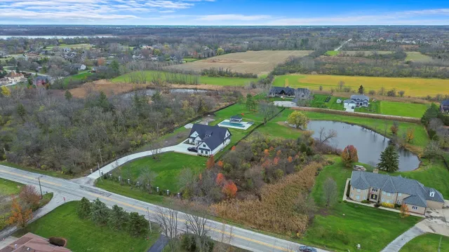 a view of a city street view with ocean view