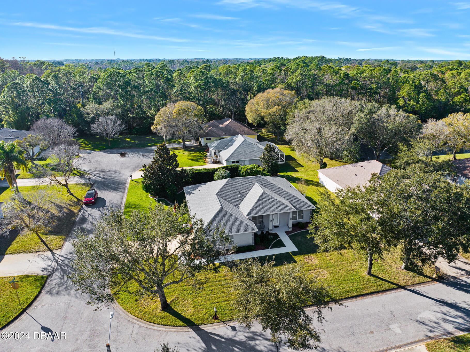 63 Spring Meadows Drive Ormond Beach, FL 32174 - Photo 40 of 49 an aerial view of a house with outdoor space