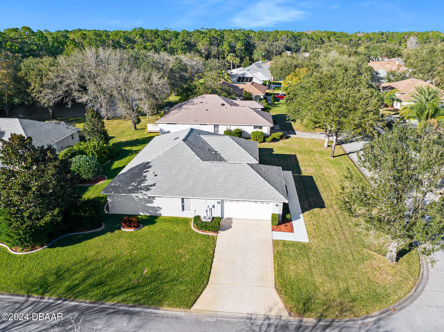 63 Spring Meadows Drive Ormond Beach, FL 32174 - Photo 41 of 49 an aerial view of a house with a yard