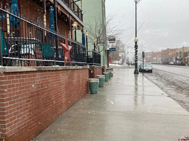 a view of a city with tall buildings